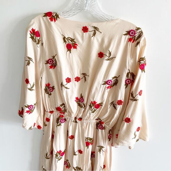 Lovers + Friends Cream Floral Embroidered Mini Dress - Picture 6 of 9